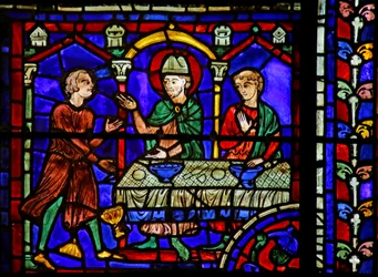 Szene aus dem Leben des Hl. Martin, Kathedrale von Chartres